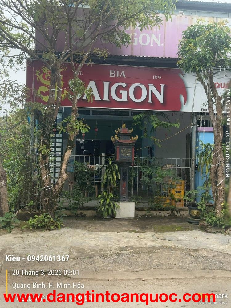 Cần bán nhà tiểu khu 1, Quy Đạt, Minh Hóa, Quảng Bình