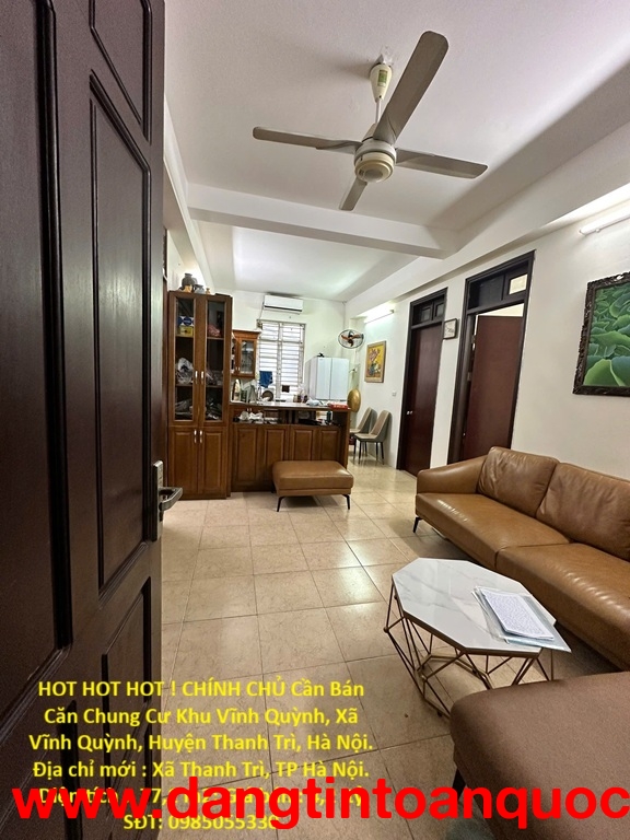 HOT HOT HOT ! CHÍNH CHỦ Cần Bán Căn Chung Cư Khu Vĩnh Quỳnh, Xã Vĩnh Quỳnh, Huyện Thanh Trì, Hà Nội.