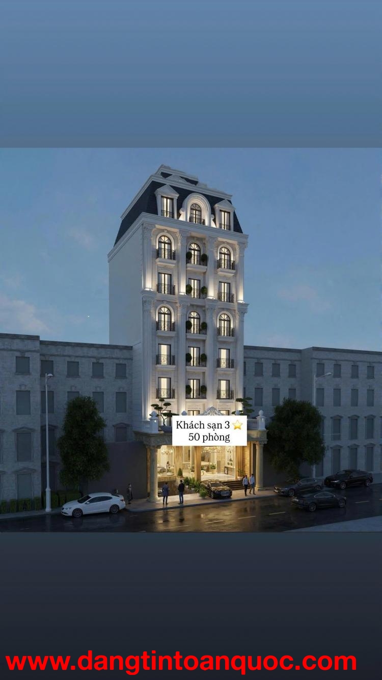 Cho thuê khách sạn 3 sao 50 phòng Phường 8 Đà Lạt 220 triệu/tháng