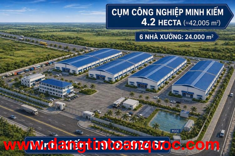 QUỸ ĐẤT MỞ XƯỞNG SẢN XUẤT – 2 MẶT TIỀN – PHÁP LÝ MINH BẠCH – TIỀM NĂNG LOGISTICS LÂU DÀI