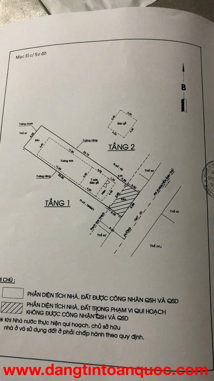 MẶT TIỀN TRUNG MỸ TÂY 03 – SÁT NGUYỄN ẢNH THỦ – NGANG 6M HIẾM, CHỈ 8.5 TỶ