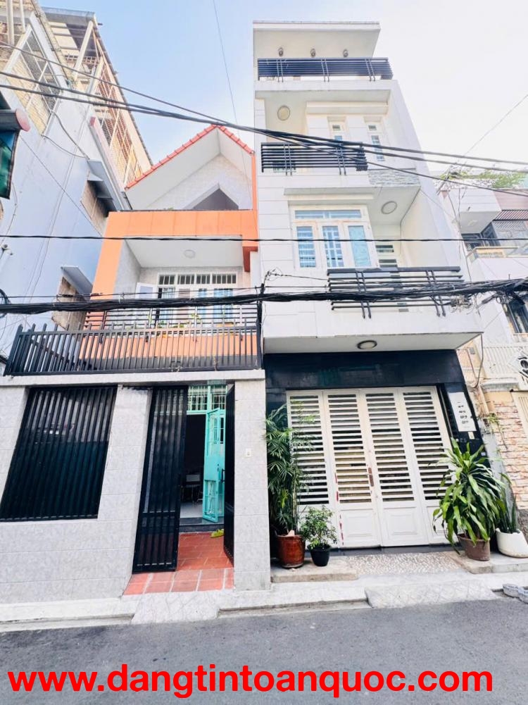BÁN NHÀ 3 TẦNG PHONG CÁCH BIỆT THỰ MẶT TIỀN HXH Đ.LÊ THỊ RIÊNG, QUẬN 1- DT 99M2 NGANG 4.2M*24M SH VU