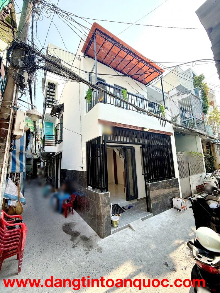 Bán 2 căn nhà mới 1 căn ở, 1 căn cho thuê hẻm 181 Âu Dương Lân P.Chánh Hưng (P3Q8)