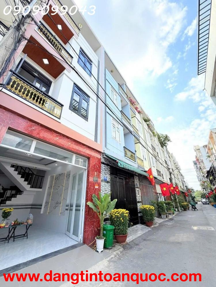 ???? NHÀ MỚI 4 TẦNG – 5PN, 5WC – ĐƯỜNG 7M THÔNG ????