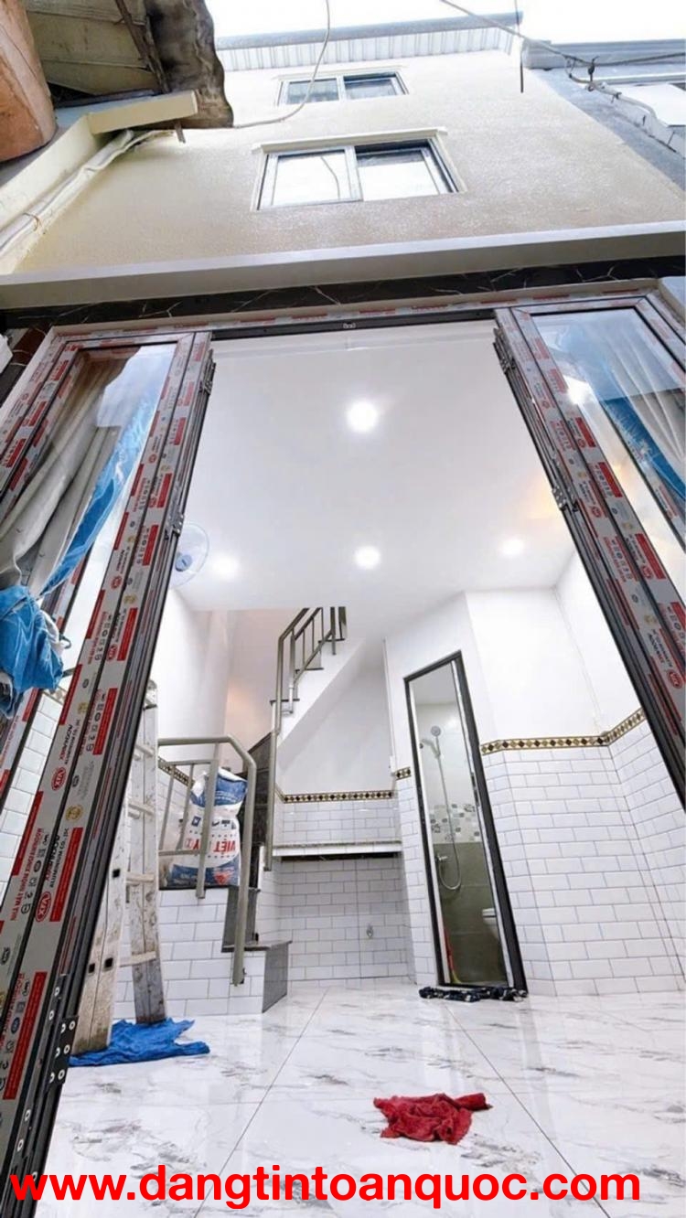 NHÀ MỚI 100% TÔN ĐẢN QUẬN 4 – 3 TẦNG – 2PN 2WC – 1.6 TỶ