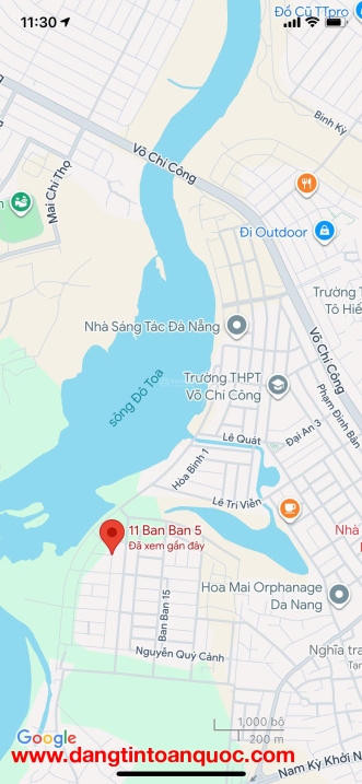 Bán đất Bá Tùng MT đường 5m5 Ban ban 5, Ngũ Hành Sơn, view công viên, chỉ 4 tỷ tl
