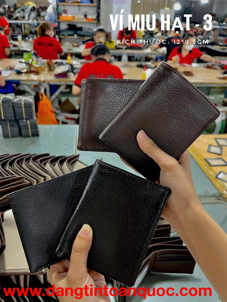 Nguồn Hàng Ví Da Nhập Sỉ Tại Xưởng