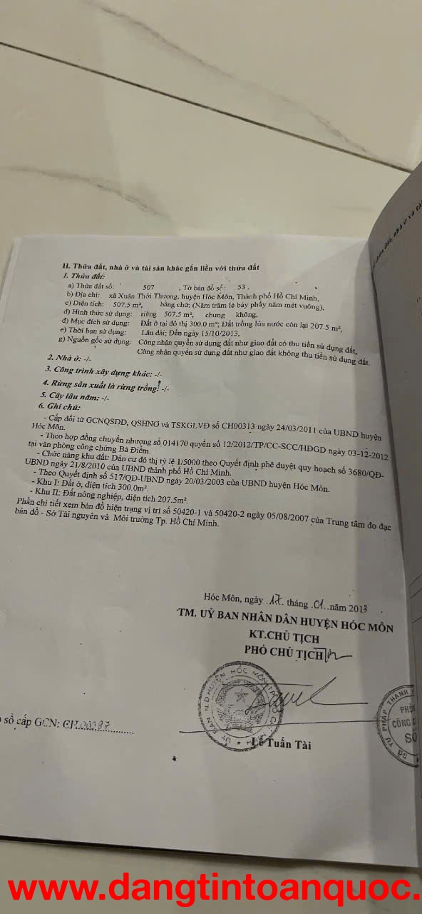 BÁN KHO XƯỞNG (10X47) ĐƯỜNG CONTER XUÂN THỚI THƯỢNG, HÓC MÔN