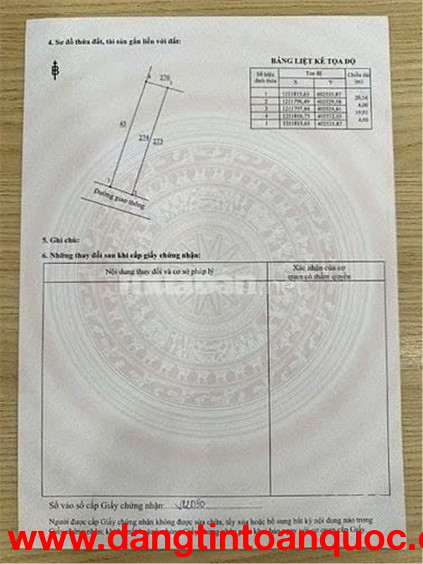 ĐẤT CHÍNH CHỦ - THỔ CƯ 100% - Đường Lý Văn Sâm, Phường Tam Hiệp, TP Biên Hoà, Tỉnh Đồng Nai