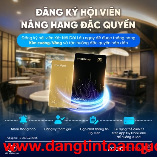 Nhận ngay đặc quyền ưu đãi khi đăng ký hội viên KNDL MobiFone