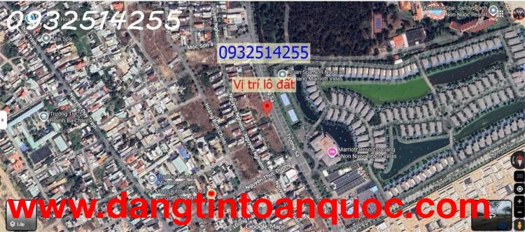 Giảm 500 triệu bán nhanh lô đất Trường Sa -Đối Diện  Marriott Resort - Ngũ Hành Sơn - Giá 83 triệu/m