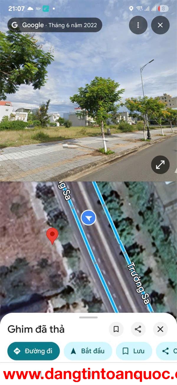 Đất Mặt Tiền Đường Trường Sa - 153m2 - Giá Chỉ 12.7 tỷ - Ngũ Hành Sơn.