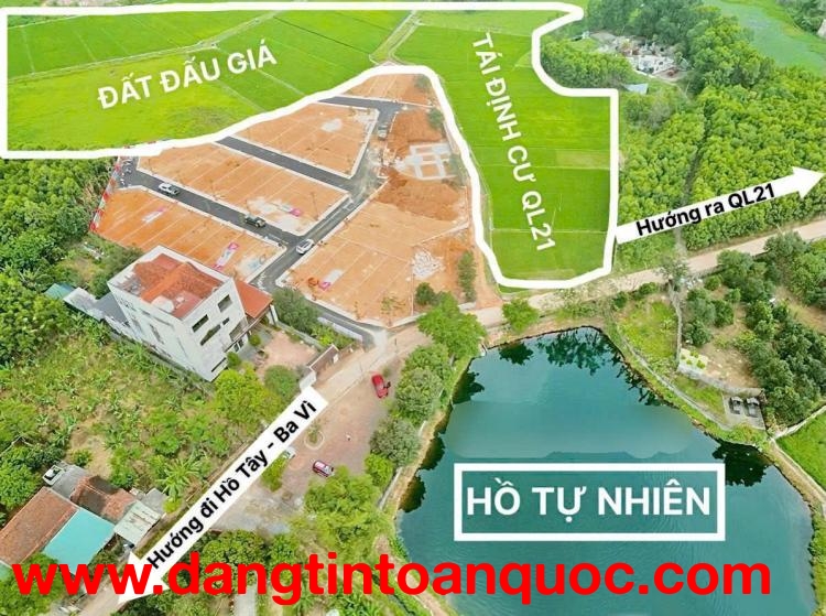 ???? SỐC! 150M RA QL21A MỞ RỘNG 80M – ĐẤT SÁT DỰ ÁN ĐẤU GIÁ ĐÒNG MÔ LAKE SIDE - MUA LÀ THẮNG ????
