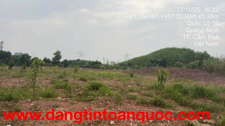 CHÍNh CHỦ CẦN BÁN NHANH ĐẤT MẶT ĐƯỜNG QUỐC LỘ 18 –  XÃ MÔNG DƯƠNG, CẨM PHẢ, QUẢNG NINH