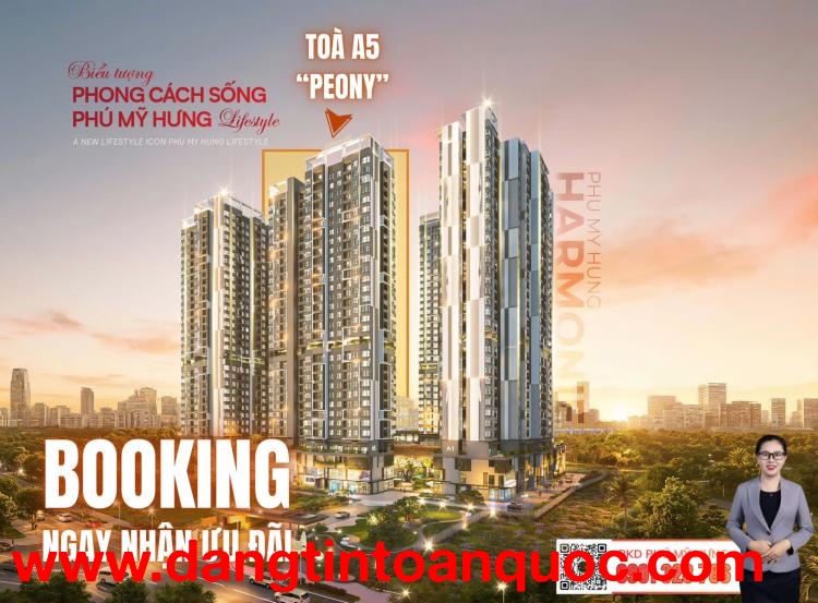 BLOCK A5 HARMONIE PHÚ MỸ HƯNG CHÍNH THỨC NHẬN ĐẶT CHỖ. PKD 0901323786