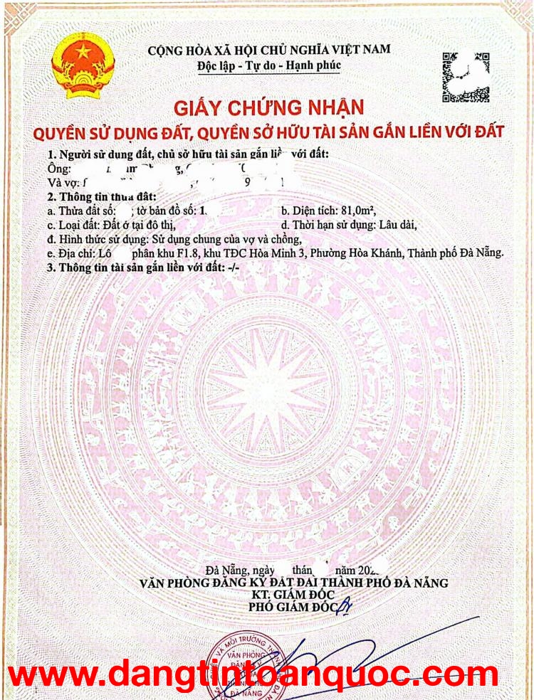 Bán 1 cặp đất đường 7,5m Bàu Mạc 21 - đấu lưng đường Nguyễn An Ninh