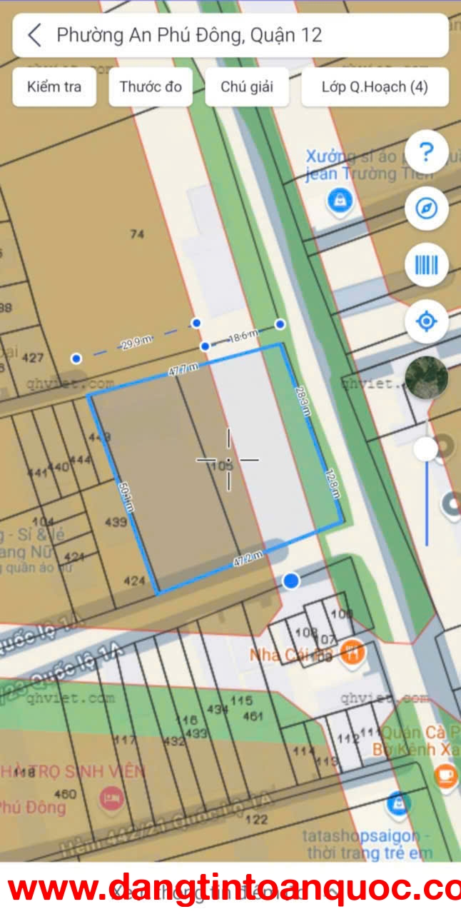 ĐẤT KHỦNG 2.000M² (48x50) GÓC VIEW SÔNG AN PHÚ ĐÔNG, Q12 GIÁ 49 TỶ!