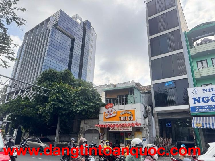 BÁN NHÀ MẶT TIỀN KD Đ.VÕ THỊ SÁU, QUẬN 1 - 96M2  SỔ HỒNG NỞ HẬU VUÔNG ĐẸP 7M*20M - NGAY GÓC ĐINH TIÊ