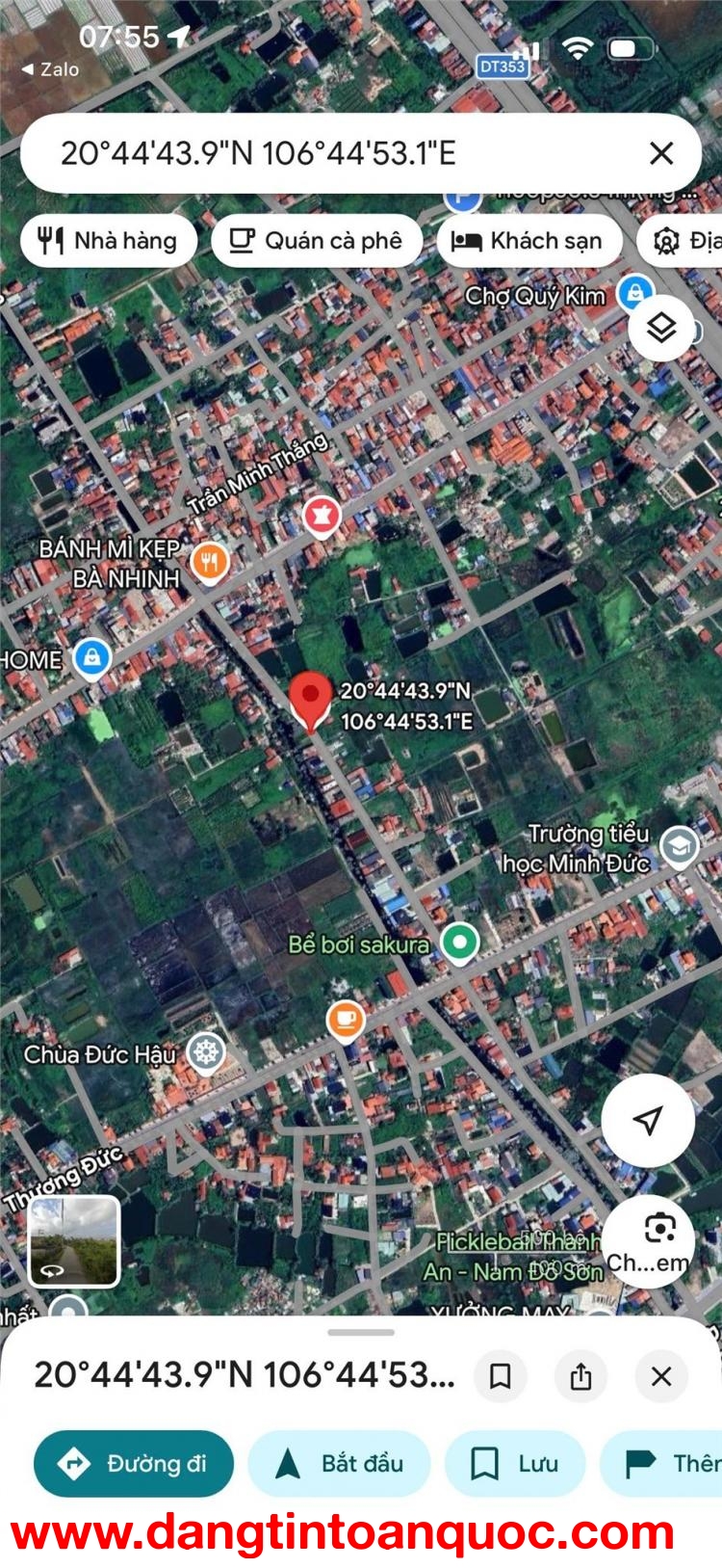 [1,85 TỶ] LÔ ĐẤT ĐẸP TẠI TỔ DÂN PHỐ NGUYỄN HUỆ NAM ĐỒ SƠN ZALO 0567 222 555