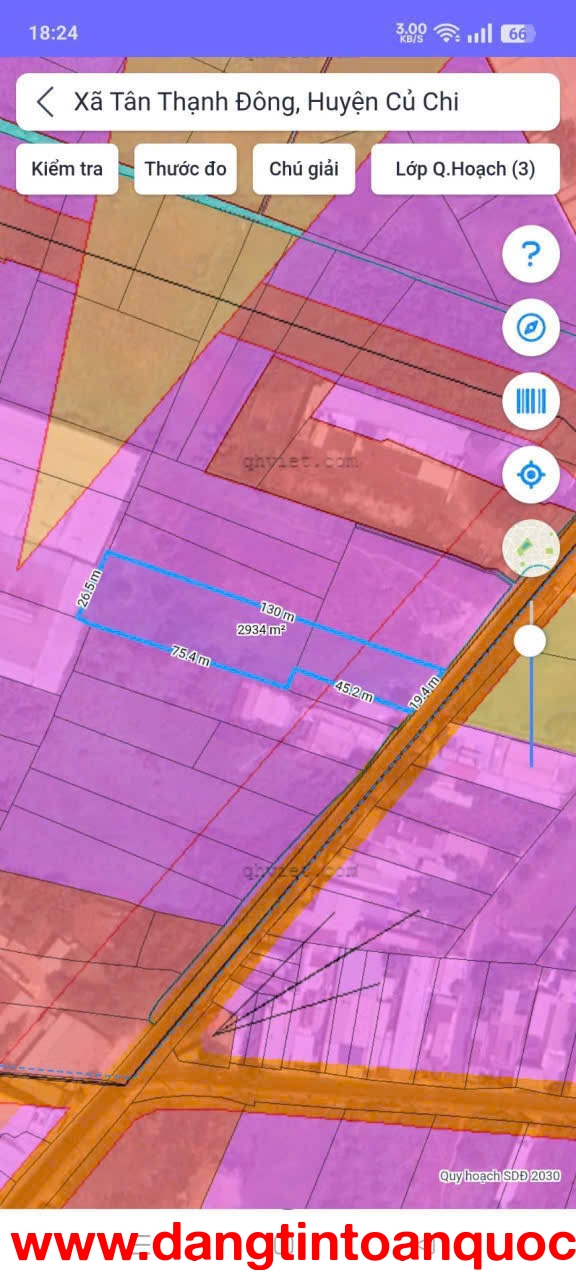BÁN ĐẤT MẶT TIỀN VÕ VĂN BÍCH – DT 2.934M² – THỔ CƯ 2.217M² – GIÁ CHỈ 25 TỶ