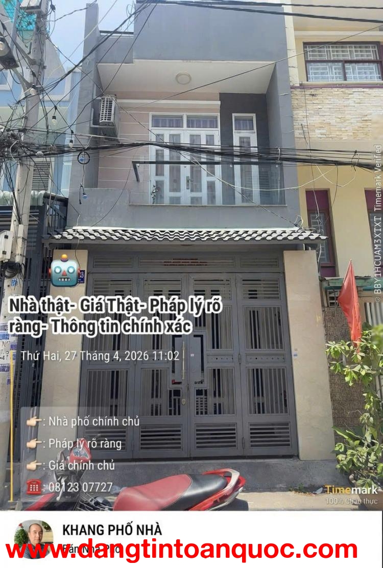 NGỘP BANK BÁN GẤP NHÀ 2 MẶT TIỀN  4x 18 –HXH 10m, TPHCM