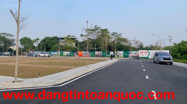 Tiết lộ lô đất 100m2 gần Đại học Quốc Gia, khu vực trung tâm Hòa Lạc