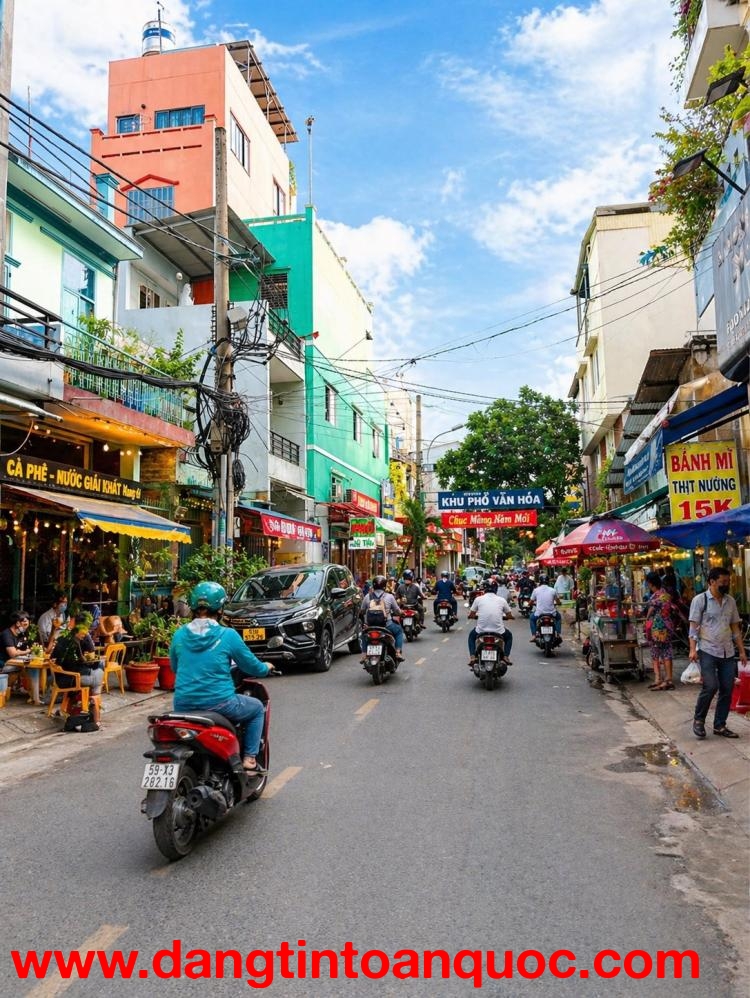 MẶT TIỀN KINH DOANH CHỢ VẢI PHÚ THỌ HOÀ – 74M² NGANG 5.3 – 2 TẦNG NHỈNH 8