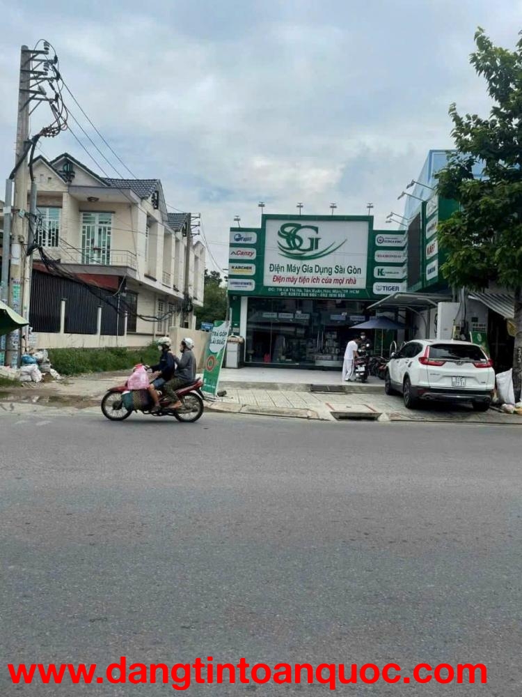 GÓC 2 MẶT TIỀN LÊ THỊ HÀ, Q12 – NGANG KHỦNG 8,3M NỞ HẬU – ĐANG CHO THUÊ 35TR/THÁNG