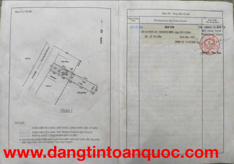 BÁN NHÀ (4x25) MẶT TIỀN HIỆP THÀNH 44 – GIÁ CHỈ 5.350 TỶ – VỊ TRÍ KD ĐẮC ĐỊA