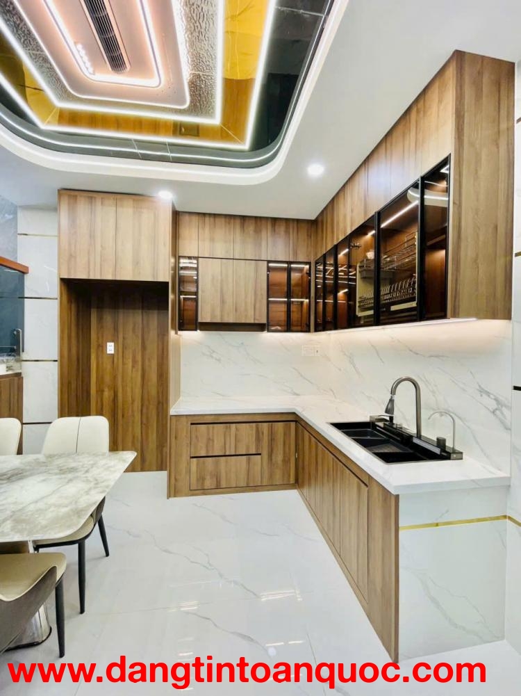 Hẻm 2/ - Đường 8M - BÌNH TÂN - Căn Góc - Nhà Mới - Gần Chợ,Trường Học,Siêu Thị - 52M2 - 5 TẦNG - 8 T