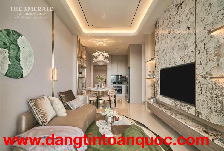 The Emerald Garden View mỗi tháng chỉ 9 triệu sở hữu nhanh căn góc 2 mặt tiền view sông.