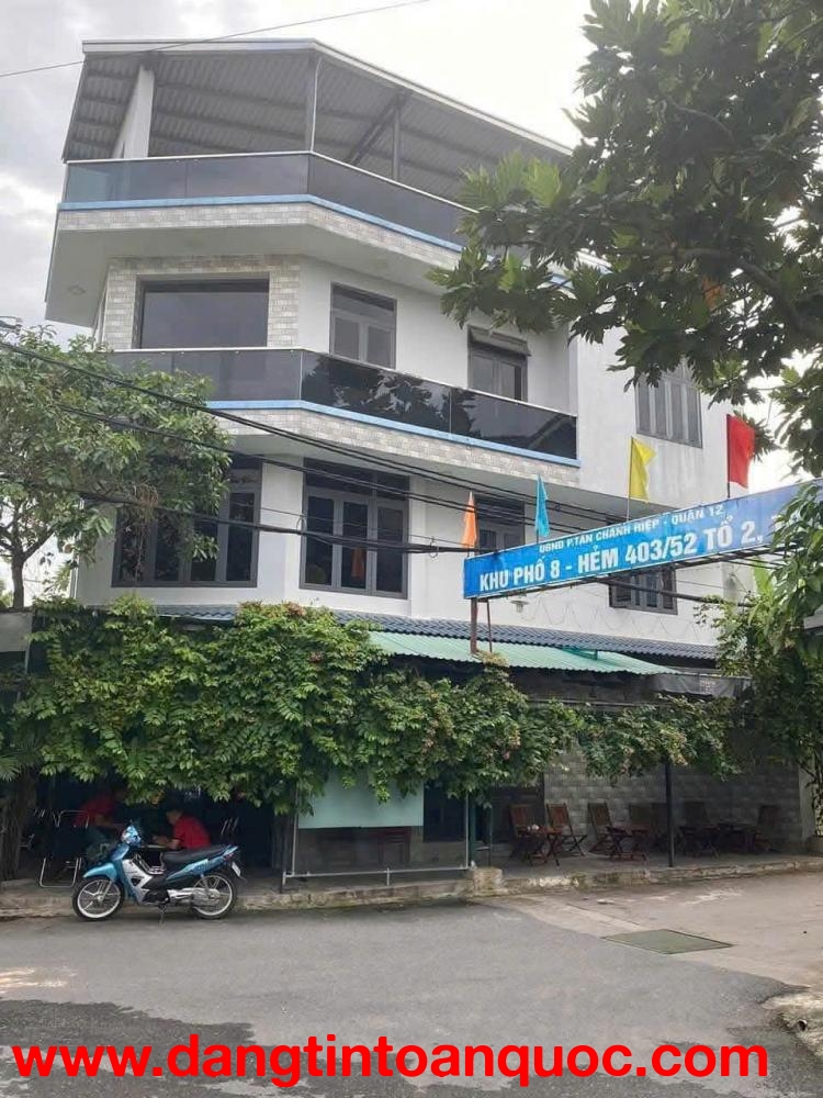 NHÀ 4 TẤM (5x17) GÓC 2 MẶT TIỀN  HUỲNH THỊ HAI, P. TÂN CHÁNH HIỆP, Q.12