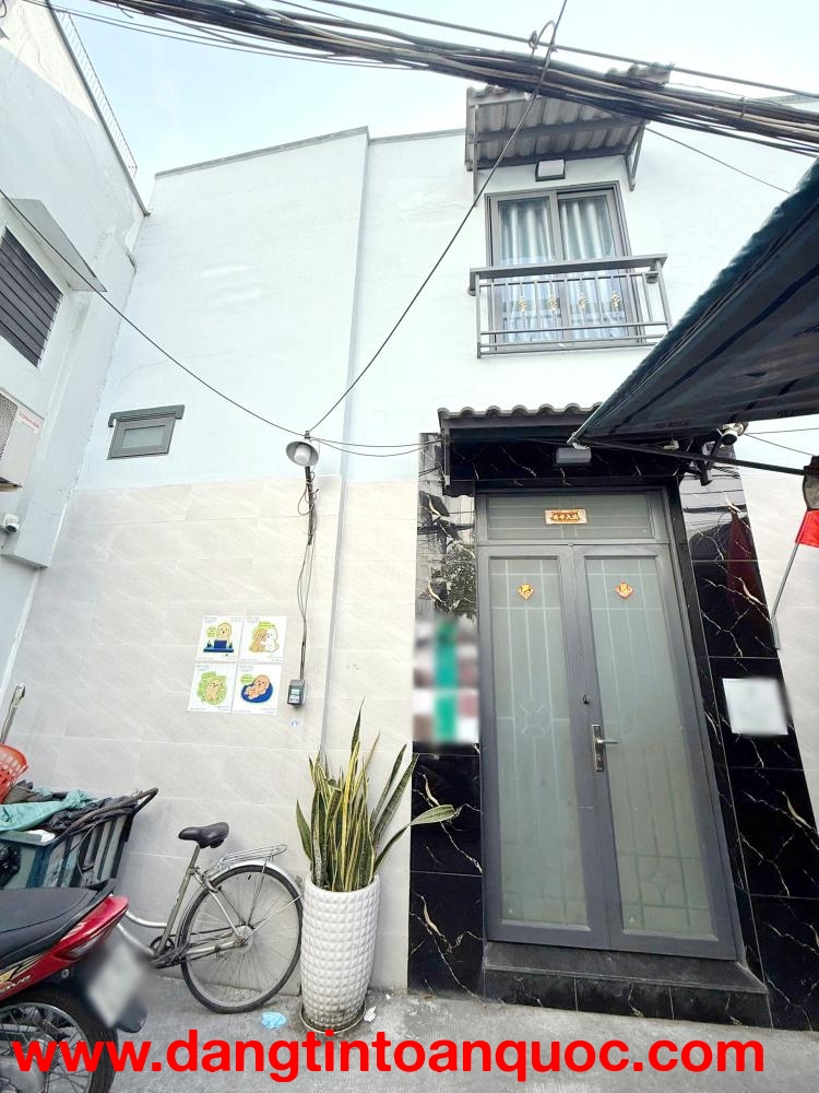 Nhà vị trí đẹp hẻm thông Hưng Phú P8Q8 P.Chánh Hưng