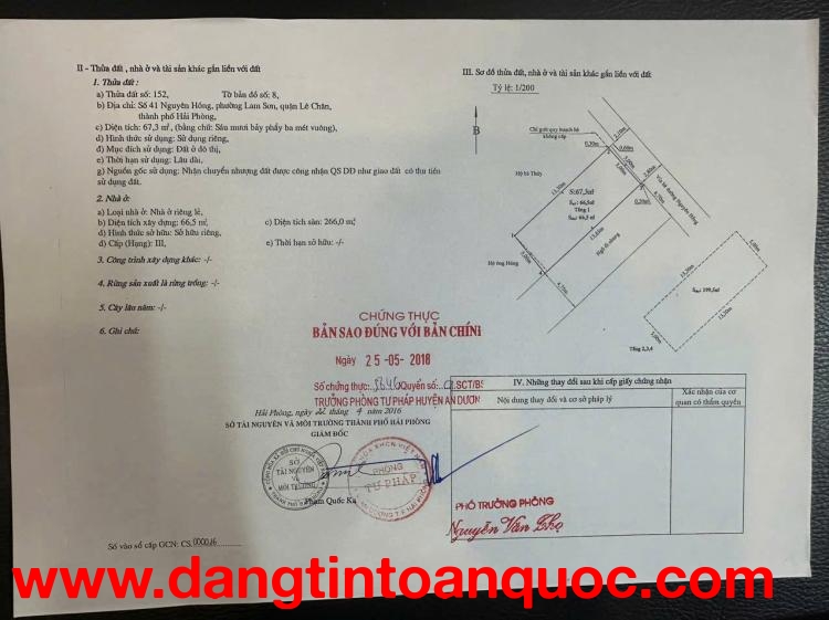 BÁN NHÀ 7 TẦNG NGUYÊN HỒNG – LÊ CHÂN – LÔ GÓC – THANG MÁY – 9,9 TỶ