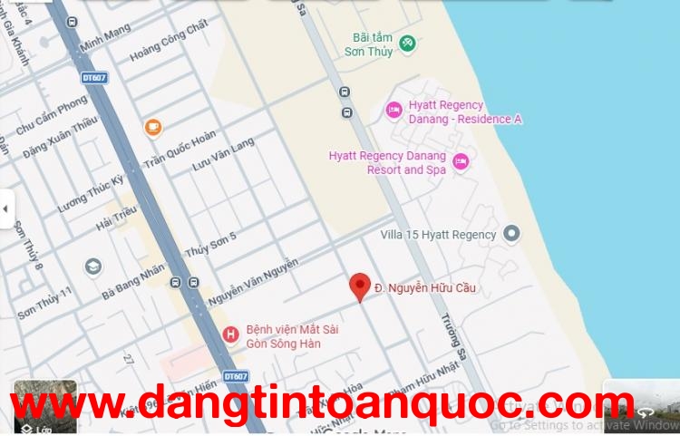 ► Đất MT Đường 7.5m thẳng ra Bãi Tắm Sơn Thủy, 112m2, 7.x tỷ