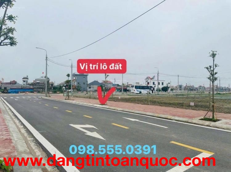 ĐẤT ĐẦU TƯ -CHẮC CHẮN SINH LỜI- GIÁ 1.2 TỈ -100M2 -FULL THỔ CƯ
