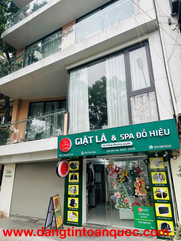 SANG NHƯỢNG CỬA HÀNG GIẶT LÀ TẠI PHƯỜNG YÊN PHỤ - TÂY HỒ - HÀ NỘI – VÀO LÀM NGAY