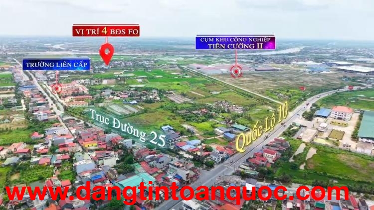 Cơ hội sở hữu đất đẹp - Mặt đường Thiên Kha, Tiên Cường, Tiên Lãng - Ngay khu công nghiệp