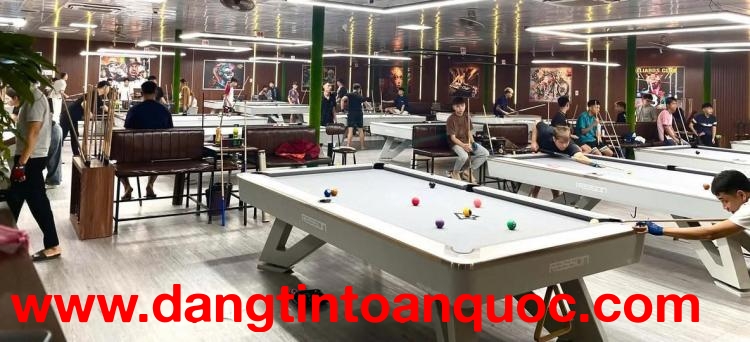 SANG NHƯỢNG CLB BI-A 20 BÀN – MẶT ĐƯỜNG QL6, BIÊN GIANG, HÀ ĐÔNG