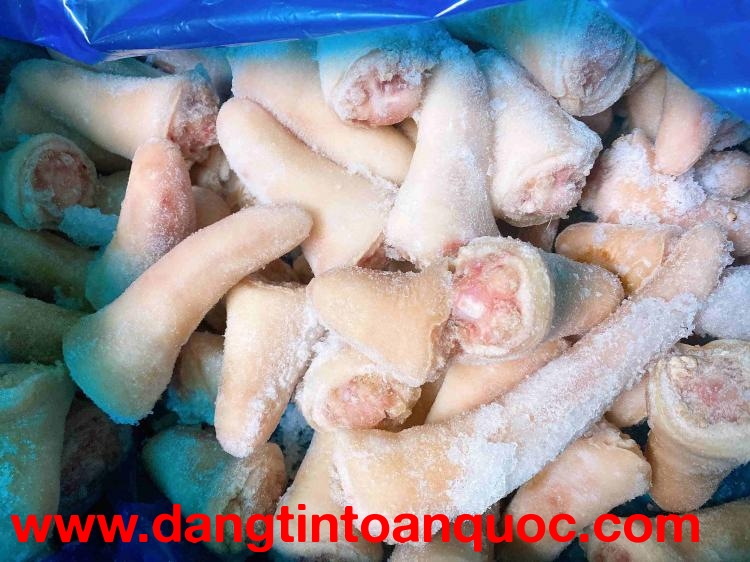 Bán buôn đuôi heo đông lạnh cho quán ăn