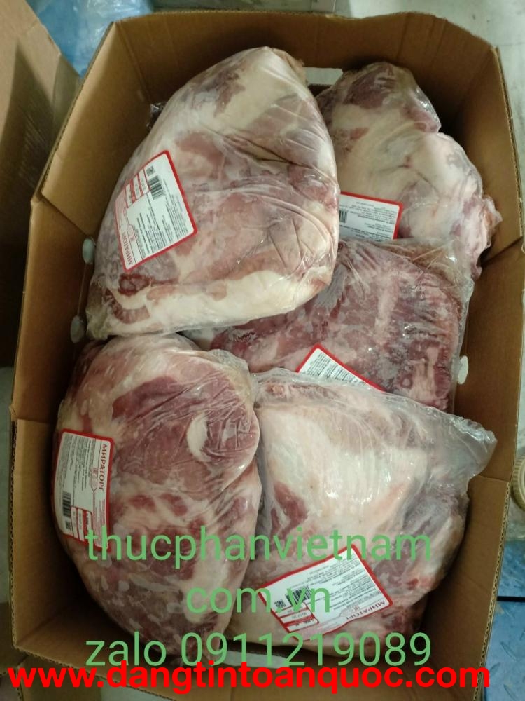Giá nạc vai heo đông lạnh hôm nay bao nhiêu 1kg?