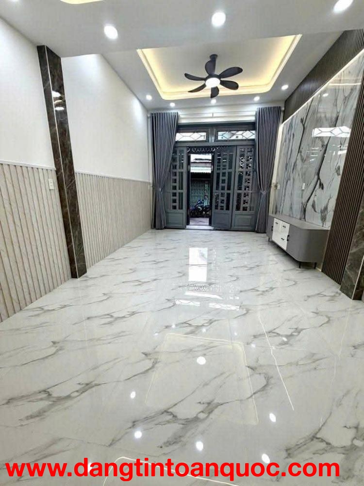 Bình Tân - 5 T.y Nhỉnh - Hẻm Xe Hơi Thông - Hẻm 1/  - Nhà Mới - Sát Tân Phú - 56M2 - 2 Tầng - 3PN