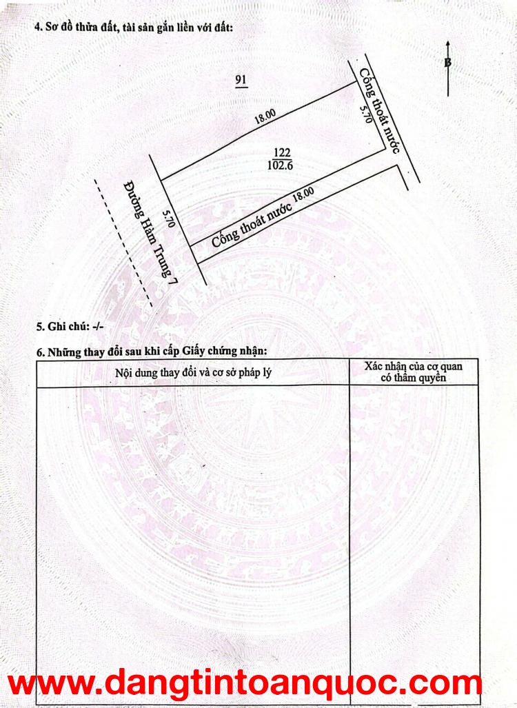 ????????BÁN ĐẤT HÀM TRUNG 7 – KẸP LỐI THOÁT HIỂM 1M BÊN HÔNG