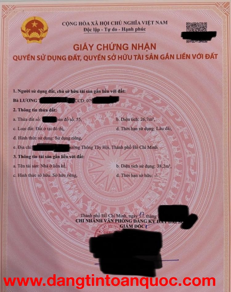 HÀNG HIẾM – BÁN NHANH 2 LÔ ĐẤT THỔ CƯ TP.HCM – ĐẦU TƯ & AN CƯ Đều Đỉnh
