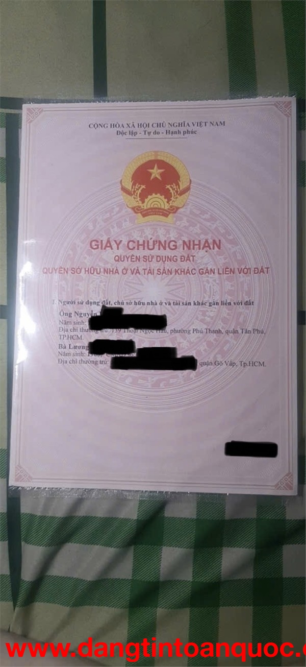 ĐẤT ĐẸP- ĐẦU TƯ  SINH LỜI  BÁN ĐẤT MẶT TIỀN QUỐC LỘ 787 – TRẢNG BÀNG, TÂY NINH ( 11x30m) Có Thổ Cư