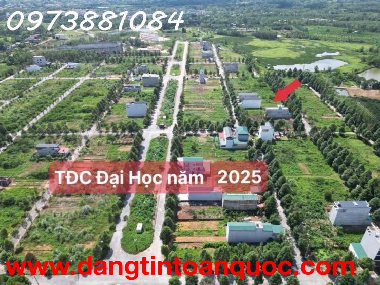 Lô Đẹp nhất Gần TÁI ĐỊNH CƯ ĐHQG HÒA LẠC – 