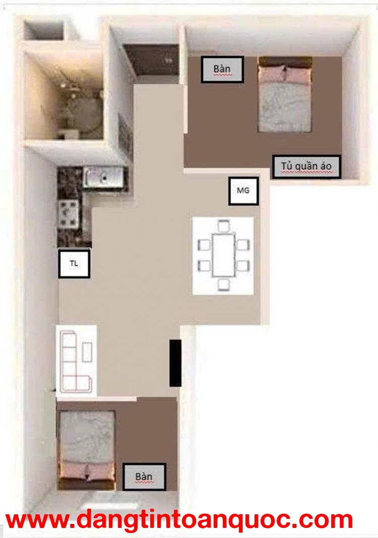 2.5 TỶ – 2PN 2WC – SỔ RIÊNG – MẶT TIỀN DƯƠNG THỊ GIANG.
