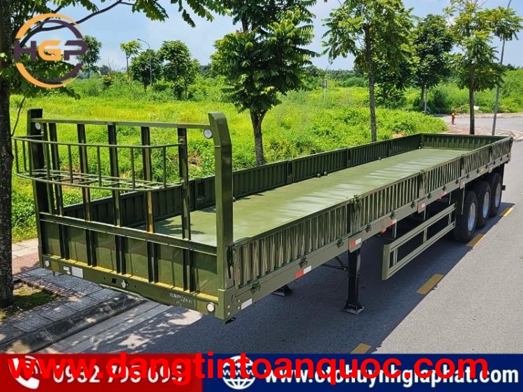 Sàn lửng mở bửng Cimc Huajun 2 trại thái - Chạy linh hoạt, kiếm tiền tối đa