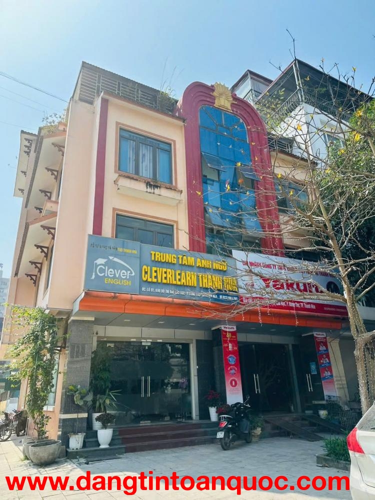CHO THUÊ GẤP NHÀ 3 TẦNG LÀM VĂN PHÒNG KINH DOANH – P. HÀM RỒNG, THANH HÓA GIÁ 17TR/THÁNG