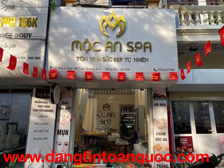 CẦN NHƯỢNG SPA – NGÕ 88 TRẦN QUANG DIỆU, ĐỐNG ĐA, HÀ NỘI GIÁ 150TR